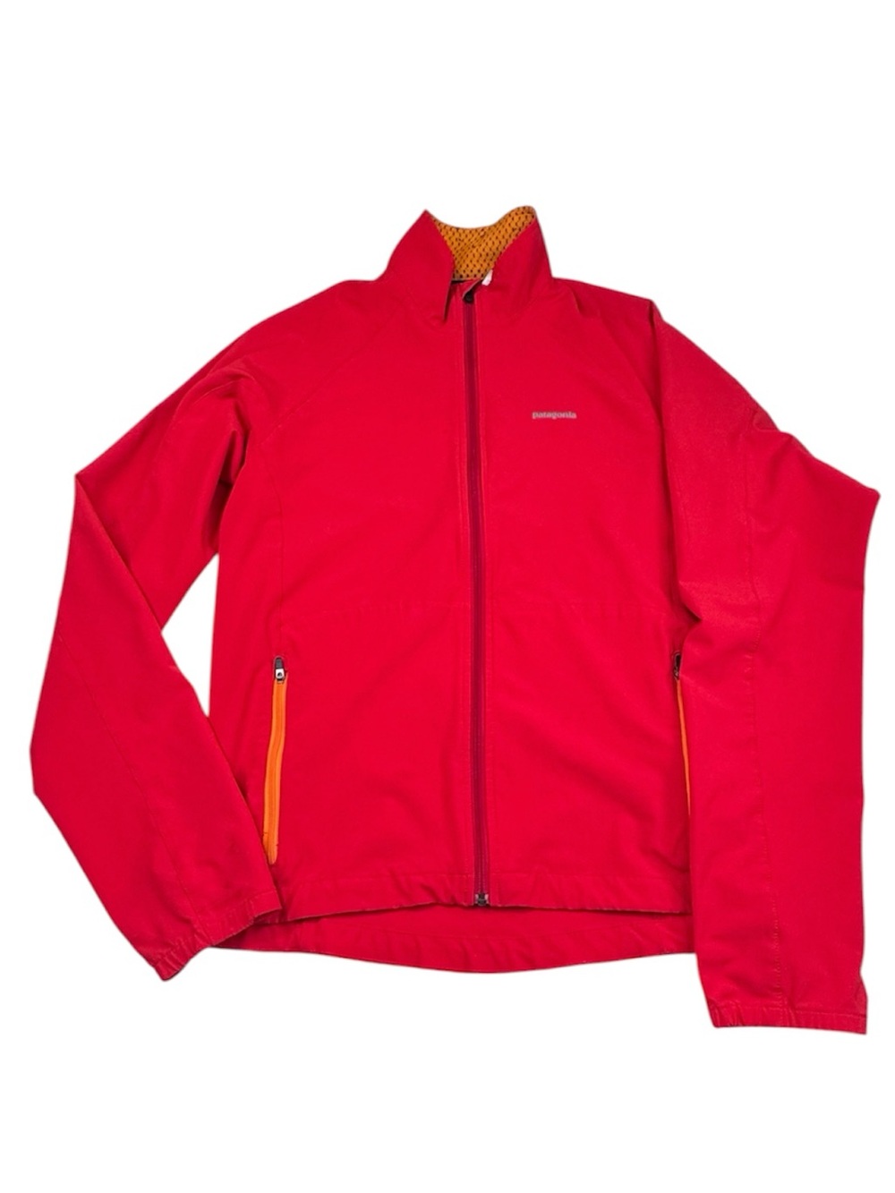 Patagonia Jacket Men’s Small Red Full Zip Outdoor Hiking Gorpcore Zip Pockets